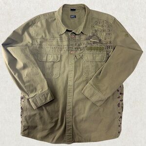Rare Vintage Oakley Military Men’s Shirt – 100% Cotton, Size XL